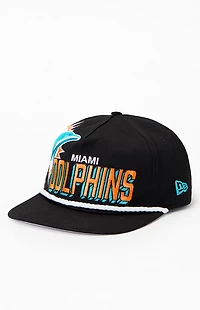 New Era Miami Dolphins Golfer Snapback Hat