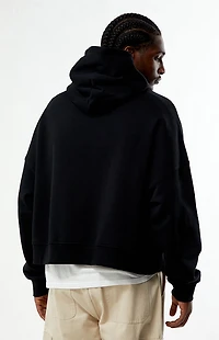 Pacsun Lost Space Puff Graphic Cropped Hoodie