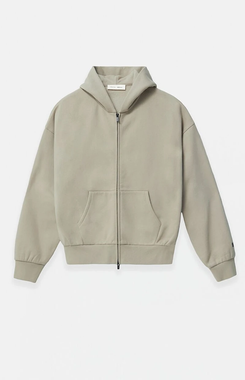 Fear of God ESSENTIALS Abbey Stone Classic Fleece Zip Up Hoodie
