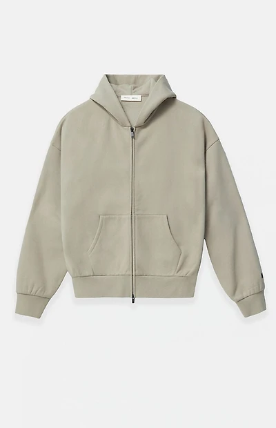 Fear of God ESSENTIALS Abbey Stone Classic Fleece Zip Up Hoodie