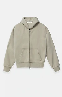 Fear of God ESSENTIALS Abbey Stone Classic Fleece Zip Up Hoodie