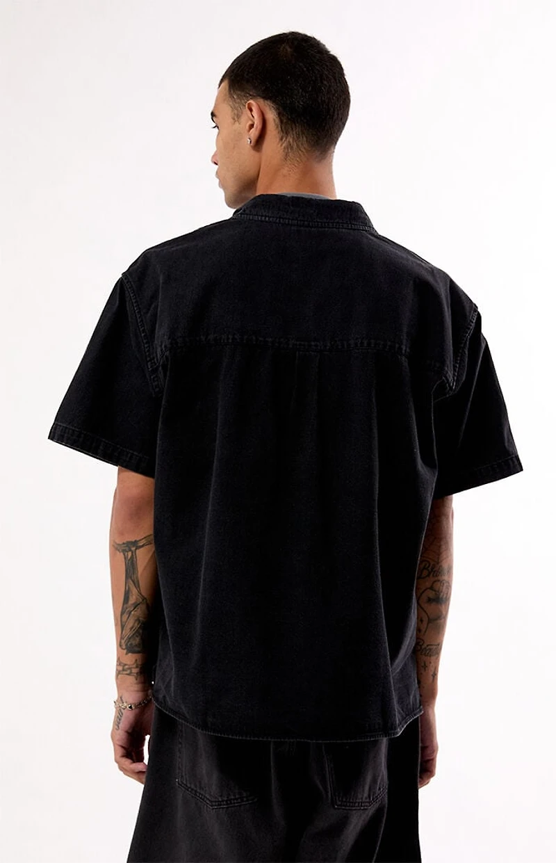 Obey Owens Denim Short Sleeve Shirt