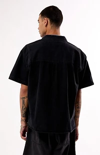 Obey Owens Denim Short Sleeve Shirt