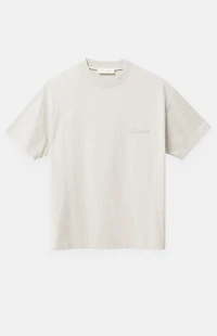 Fear of God ESSENTIALS Heather Oatmeal Classic Short Sleeve T-Shirt