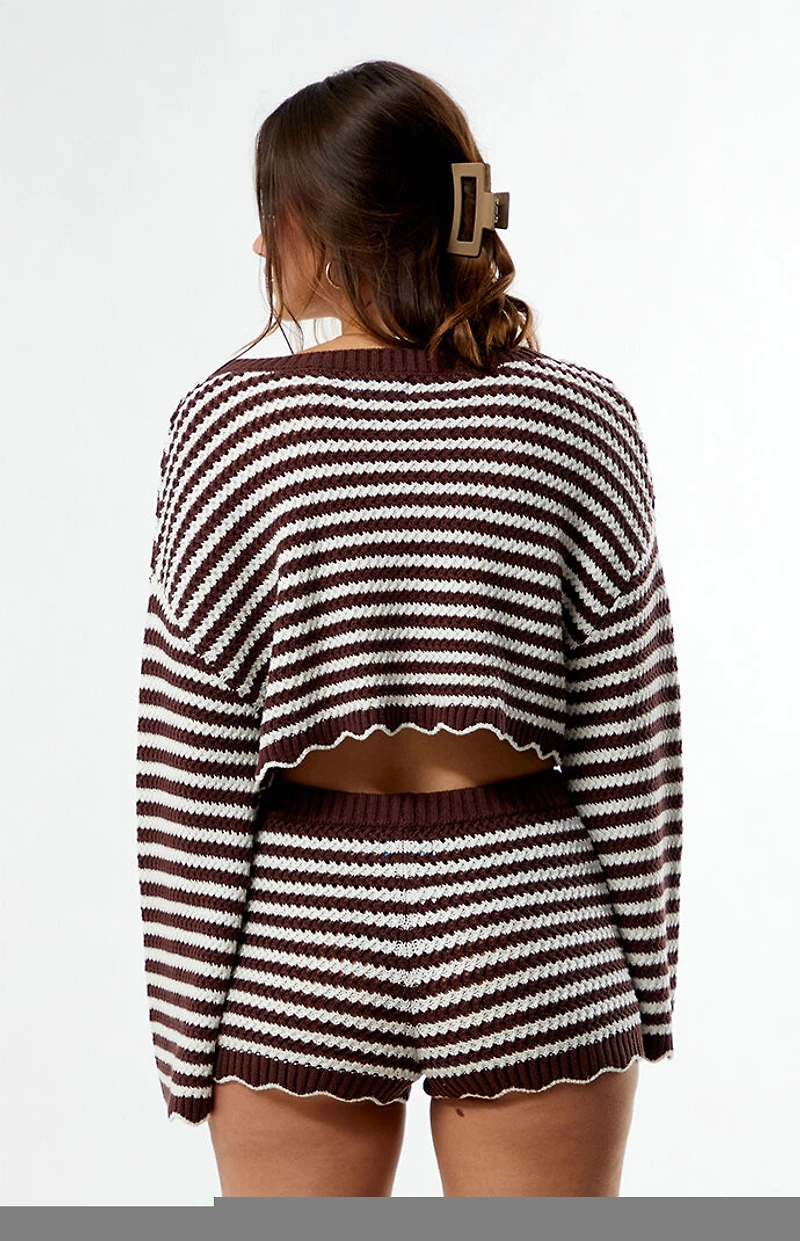 Your Favorite Jordyn Crochet Cropped Sweater