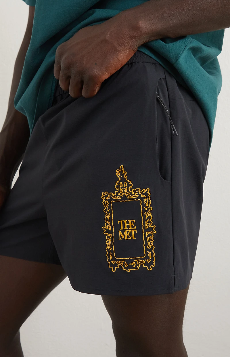 The Met x Pacsun Hybrid 4.5" Swim Trunks