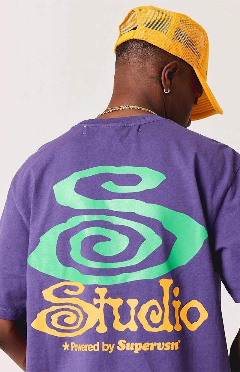 Studio by Supervsn Purple Swirl T-Shirt