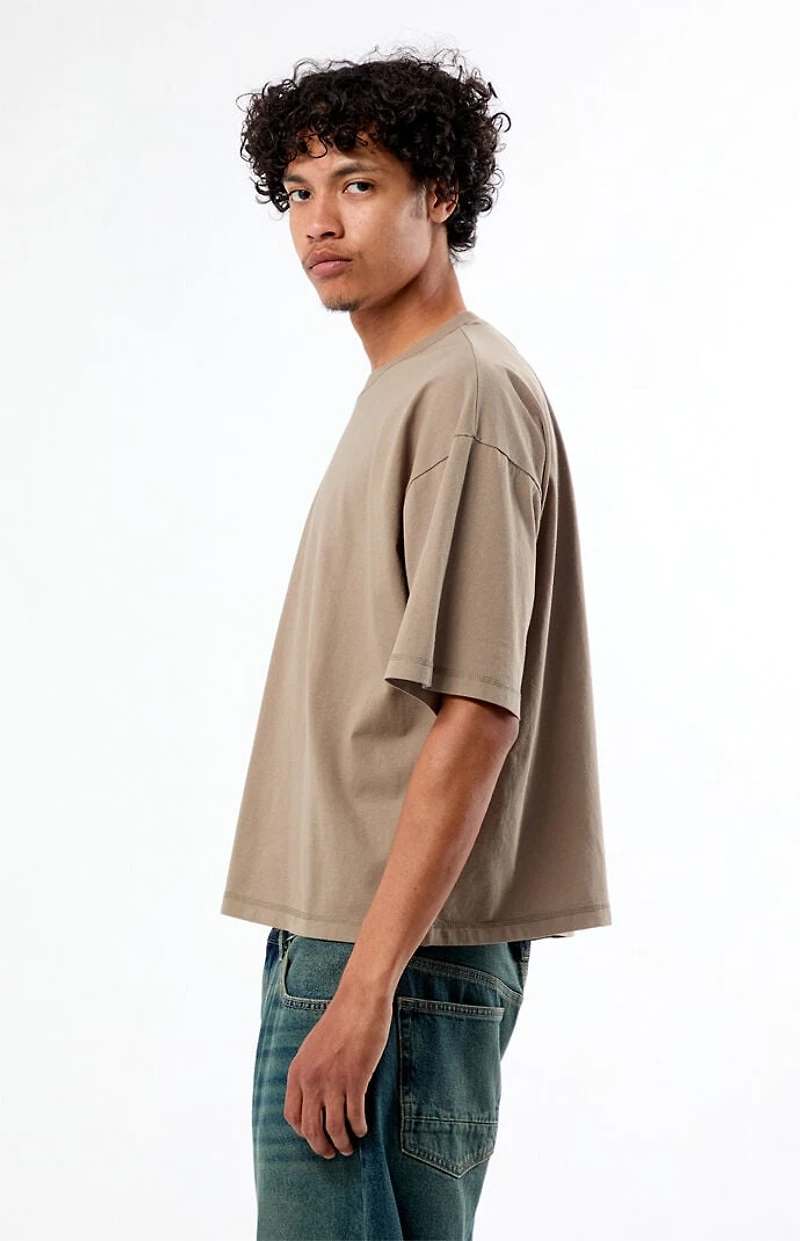 Pacsun Olive Premium Cropped T-Shirt