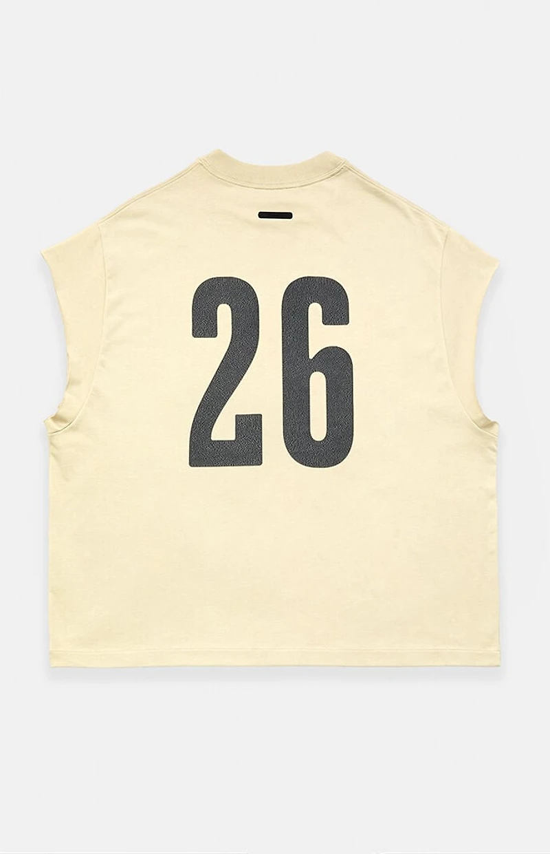 Fear of God ESSENTIALS Cream Cutoff '90s T-Shirt