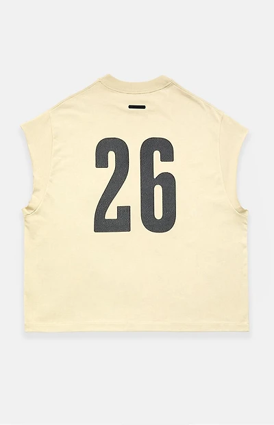 Fear of God ESSENTIALS Cream Cutoff '90s T-Shirt