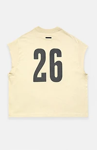 Fear of God ESSENTIALS Cream Cutoff '90s T-Shirt
