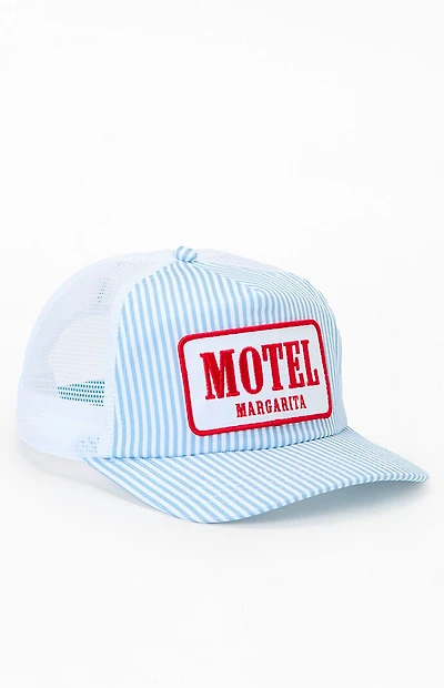Motel Margarita Striped Trucker Hat