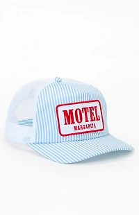 Motel Margarita Striped Trucker Hat