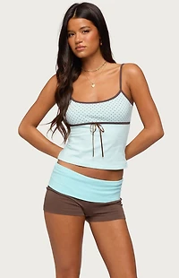 Edikted Rhoda Polka Dot Tank Top