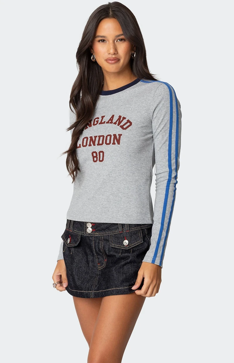 Edikted UK Contrast Stripe T-Shirt