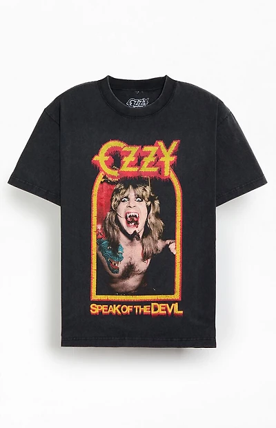 Ozzy Osbourne Vampire Teeth Vintage Wash T-Shirt