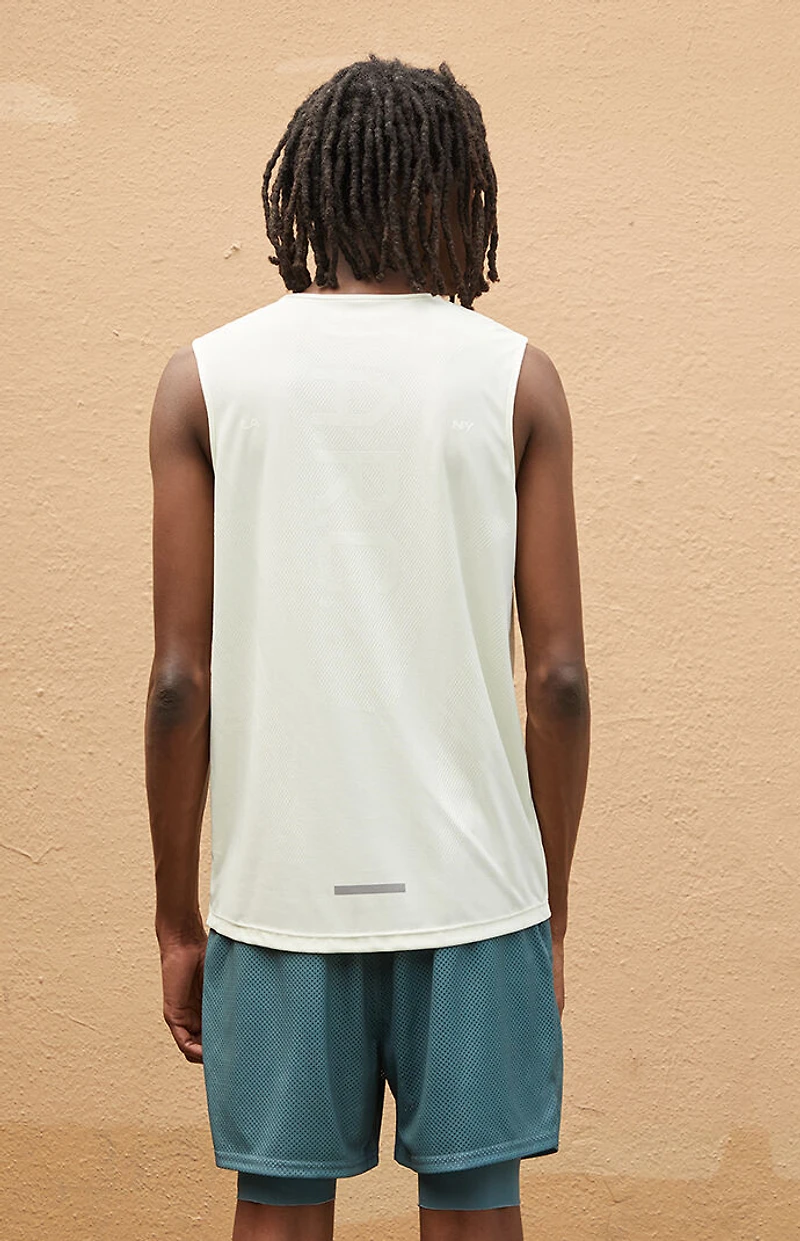 A.R.C. Active Off White Performance Tank Top