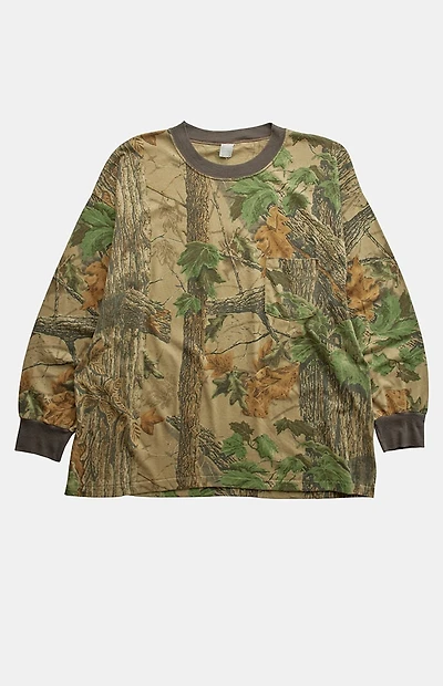 PS VINTAGE '90s Camo Long Sleeve T-Shirt