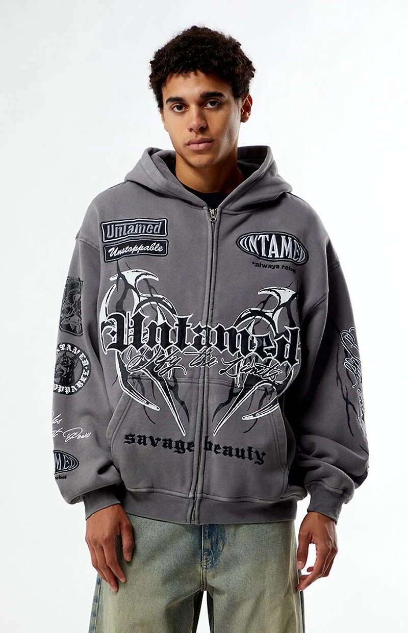 Pacsun Untamed Full Zip Hoodie