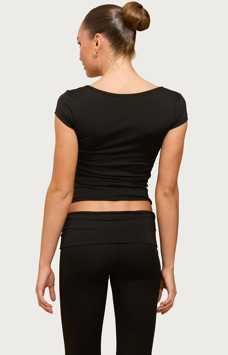 Edikted Delaney Square Neck Top