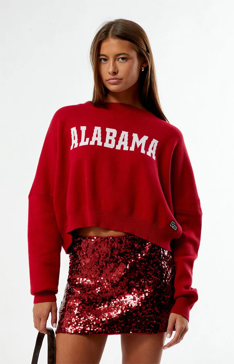 HYPE & VICE Alabama Crimson Tide Sequin Mini Skirt