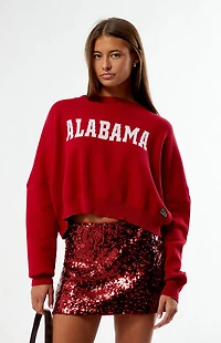 HYPE & VICE Alabama Crimson Tide Sequin Mini Skirt
