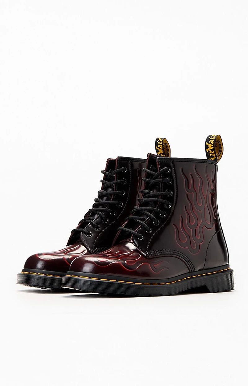 Dr Martens 1460 Inferno Leather Lace Up Boots