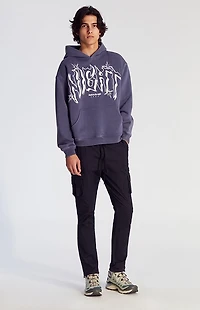 Pacsun Stretch Black Slim Cargo Pants