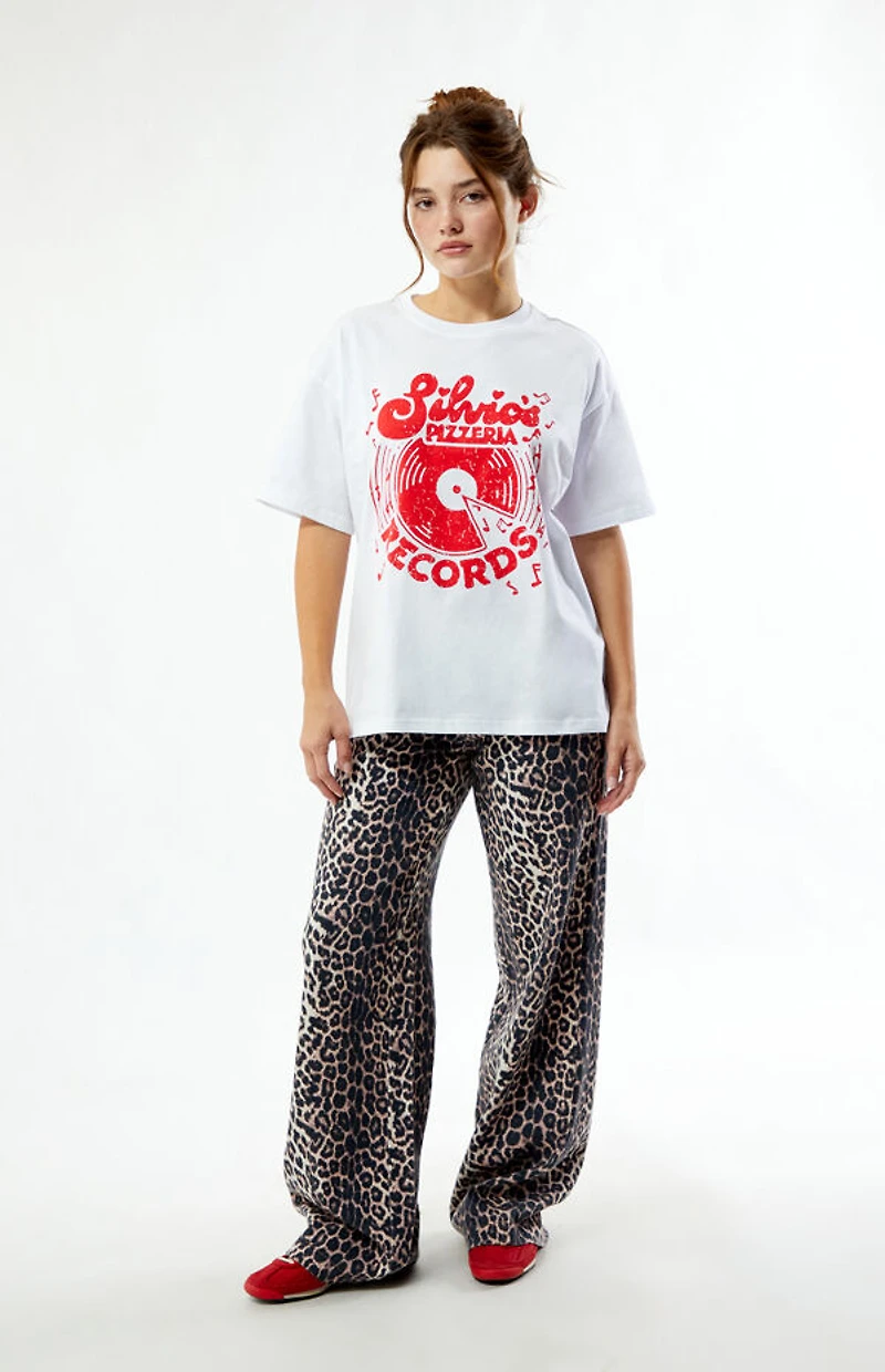 Silvio's Pizza Records Oversized T-Shirt
