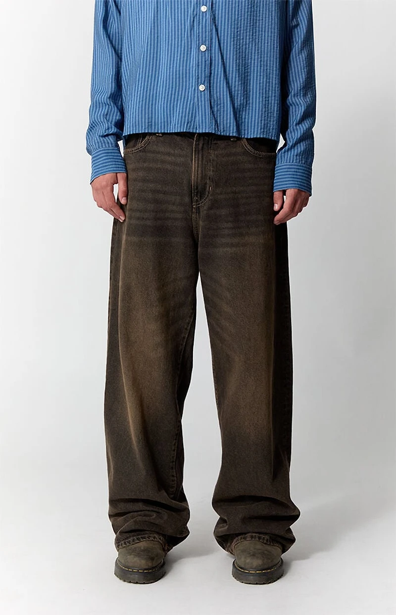 Pacsun Blake Extreme Baggy Jeans Overdyed Brown