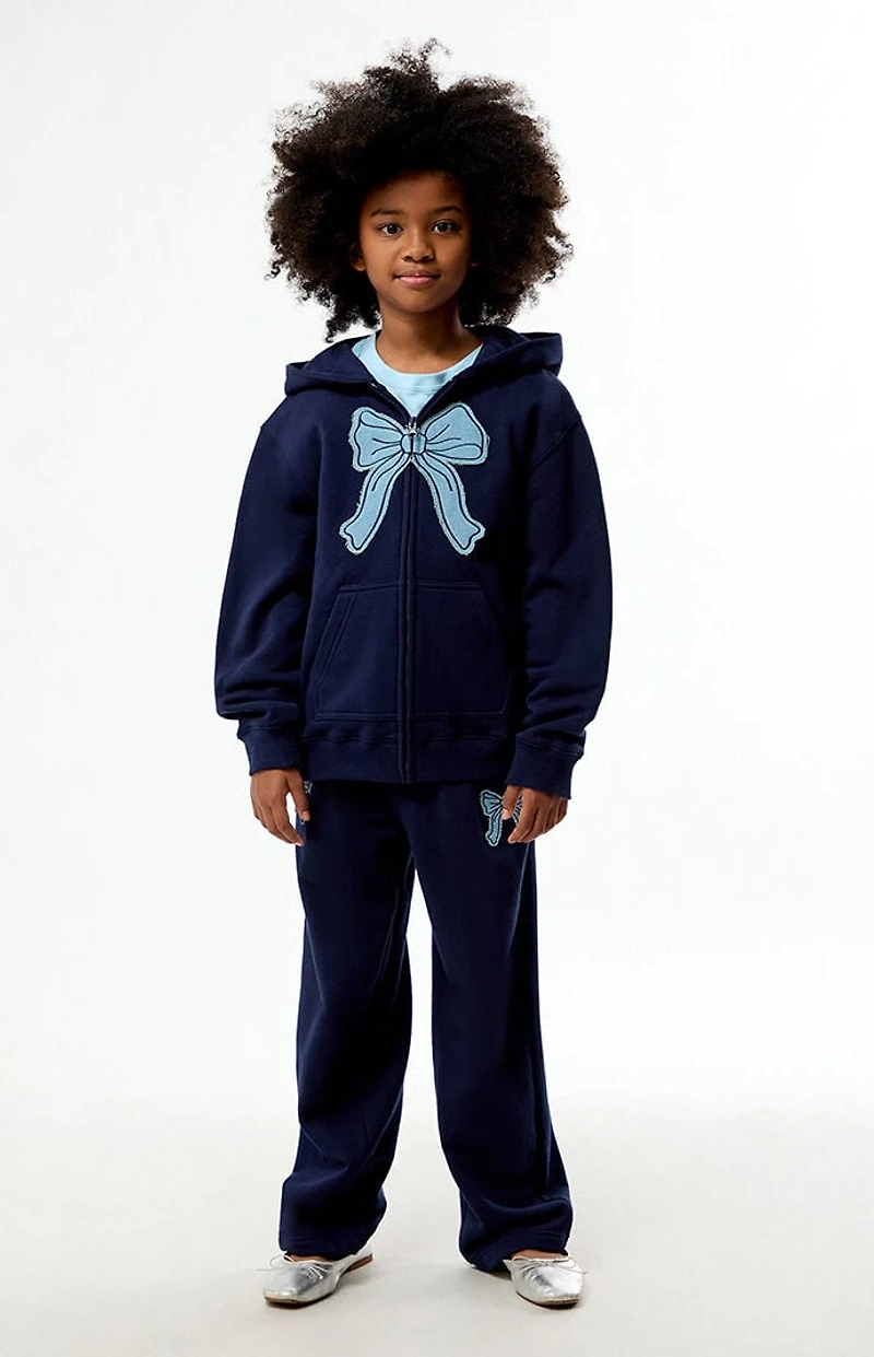 Pacsun Kids Bow Applique Baggy Sweatpants