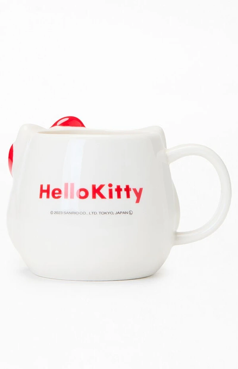 Hello Kitty Face Sculpted Mug