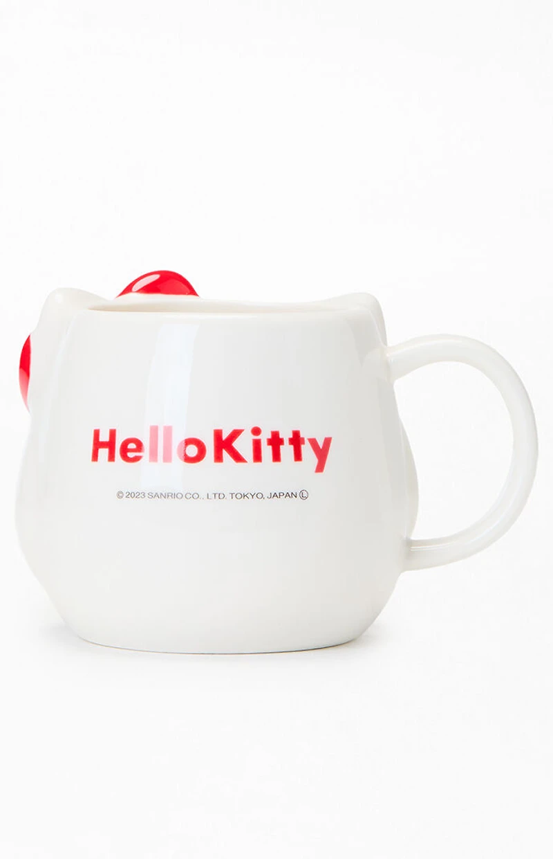 Hello Kitty Face Sculpted Mug