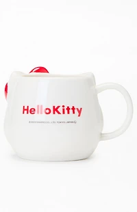 Hello Kitty Face Sculpted Mug