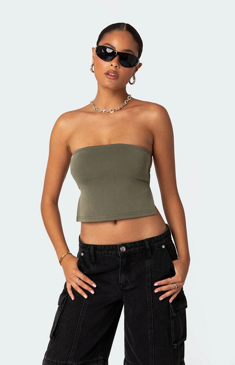 Edikted Tao Open Back Tube Top