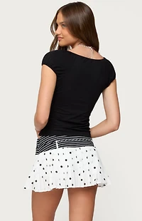 Edikted Oleana Gathered Bust Top