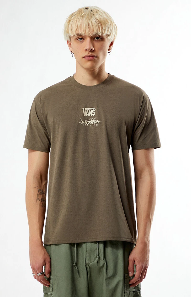 Vans Active Olive MTE Outline Hybrid T-Shirt