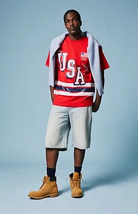 Olympics Red Milano Cortina Team USA Dream Jersey T-Shirt