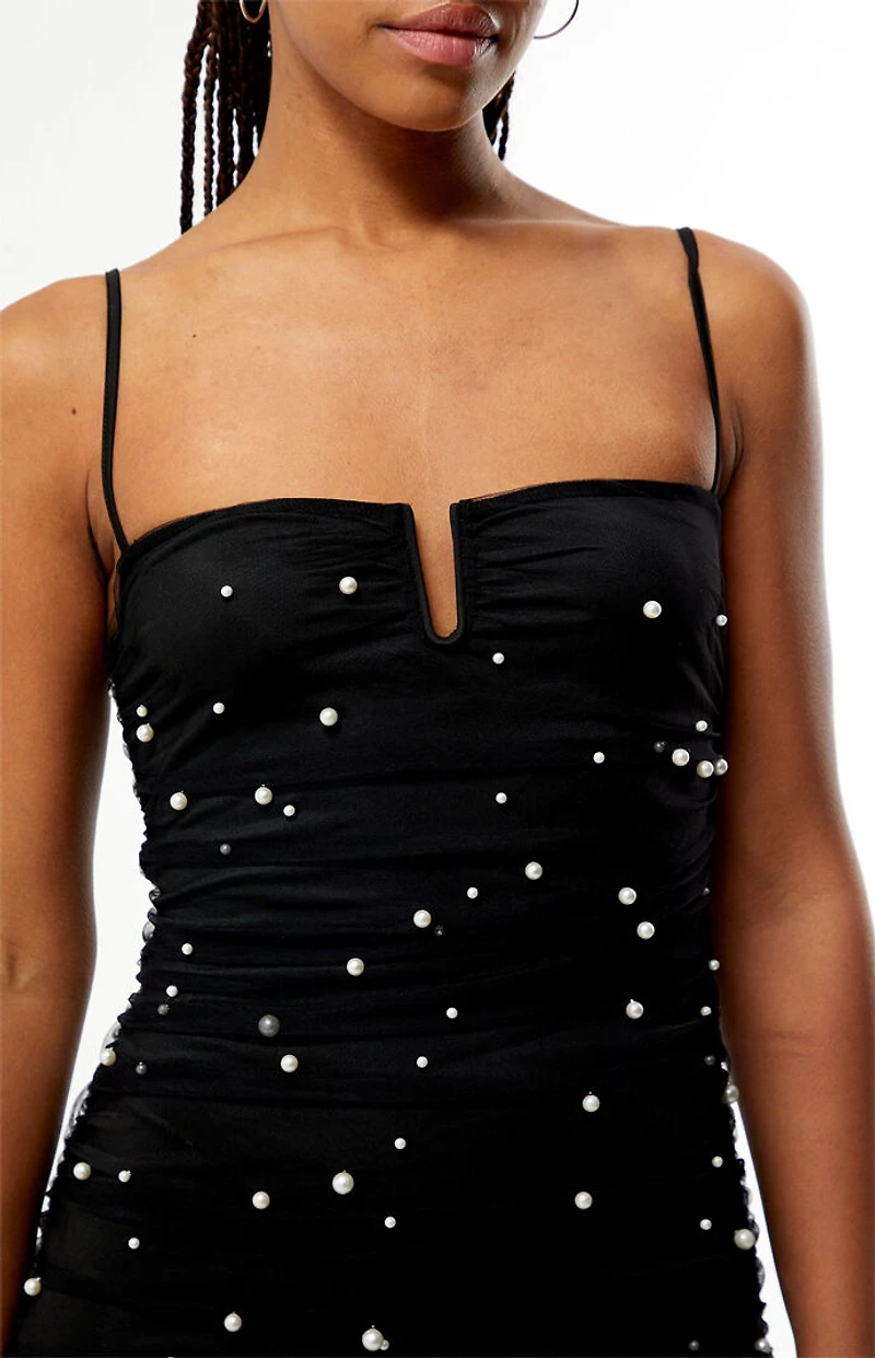 MINKPINK Stella Mesh Mini Dress