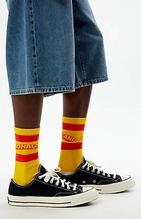 McDonaldland Happy Striped Crew Socks