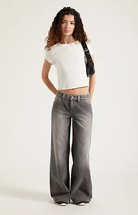 Pacsun Sloane Low Rise Ultra Baggy Jeans Gray Tinted