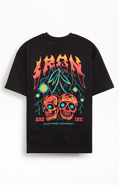 Iron & Ink Cherry Bomb Boxy Oversized T-Shirt