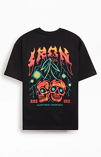 Iron & Ink Cherry Bomb Boxy Oversized T-Shirt