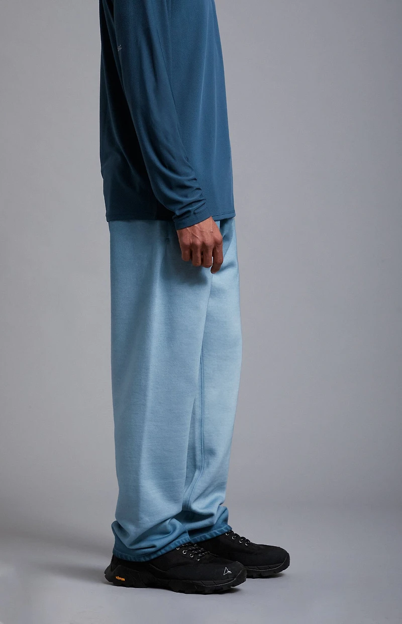 A.R.C. Blue Heavyweight Fleece Baggy Sweatpants