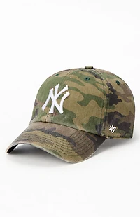 47 Brand NY Yankees Camo Dad Hat