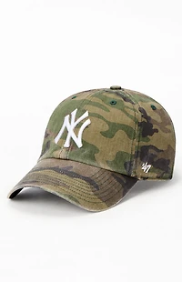 47 Brand NY Yankees Camo Dad Hat