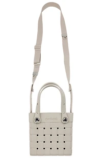 Crocs Beige Small Woven Crocssbody Tote Bag