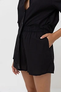 Rhythm Black Classic Beach Shorts