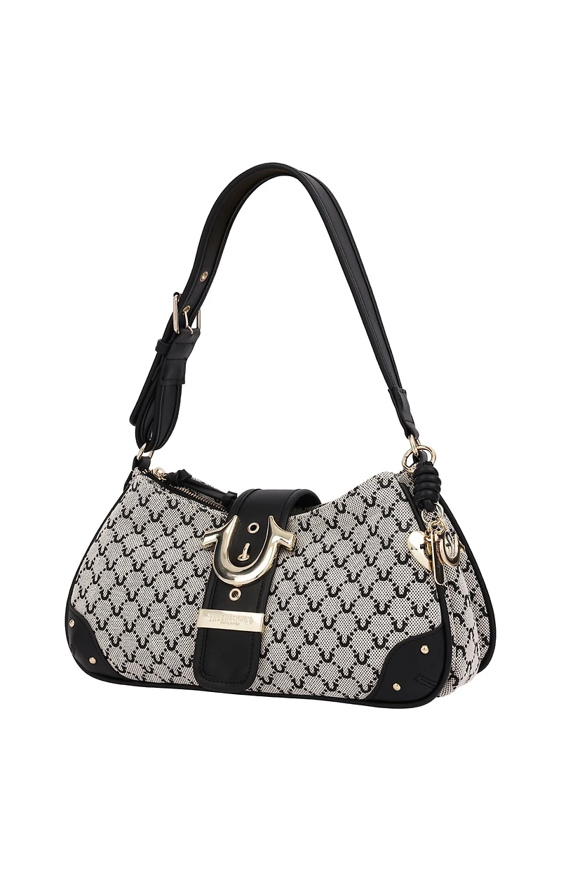 True Religion Signature Horseshoe Large Zip Top Bag
