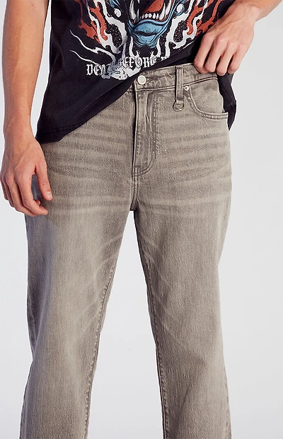 Pacsun Cade Straight Jeans Stretch Gray